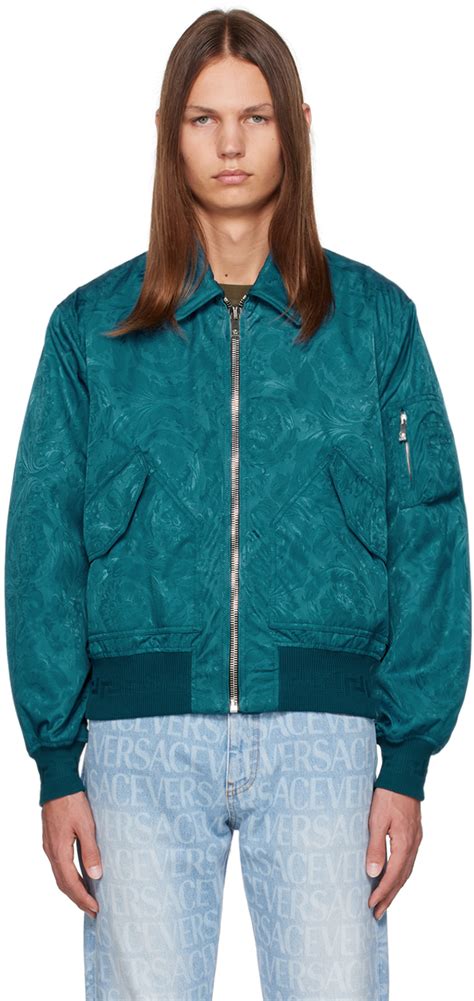 versace giubbotto|VERSACE JEANS COUTURE Barocco bomber jacet.